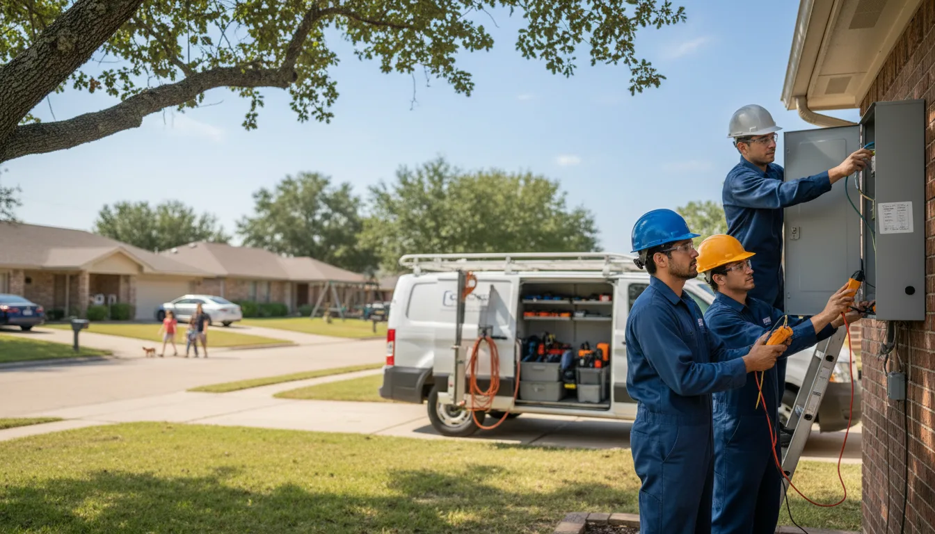 Certified electrician providing emergency electrical services in Vossburg, MS